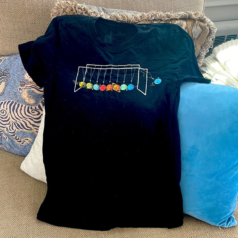 Threadless: Goodbye Pluto Funny Solar System Graphic T-Shirt